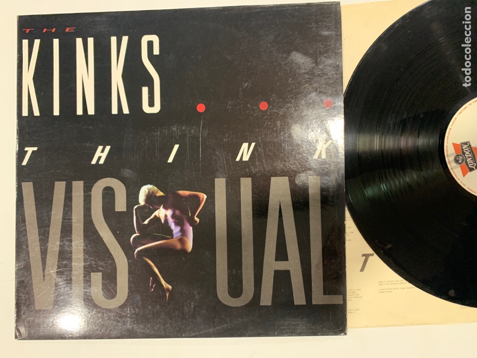 Discos de vinilo: Lp The Kinks - Think Visual Edici&oacute;n espa&ntilde;ola de 1986 - Foto 1