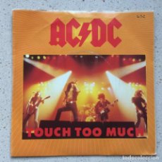 Discos de vinilo: AC/DC ‎– TOUCH TOO MUCH , UK 1980 ATLANTIC. Lote 321257063