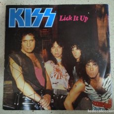 Discos de vinilo: KISS ‎– LICK IT UP / NOT FOR THE INNOCENT , UK 1983 VERTIGO