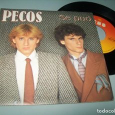 Discos de vinilo: LOS PECOS -- SE PUO ( EN ITALIANO TEMA SEÑOR ) +NON PUOI MANCARMI . PROMO .. SINGLE MILANO 1980. Lote 321445458