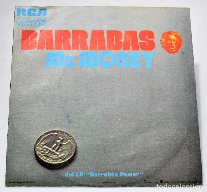Discos de vinilo: Barrabas - Boogie Rock / Mr. Money. Single - Foto 2