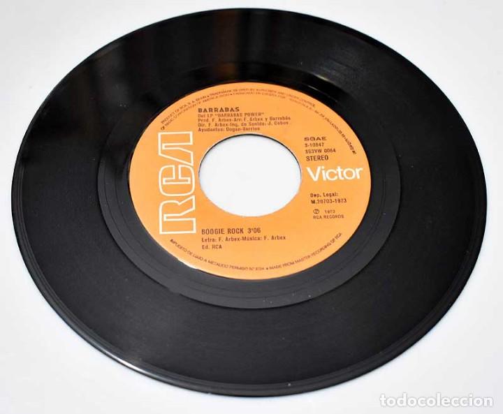 Discos de vinilo: Barrabas - Boogie Rock / Mr. Money. Single - Foto 3