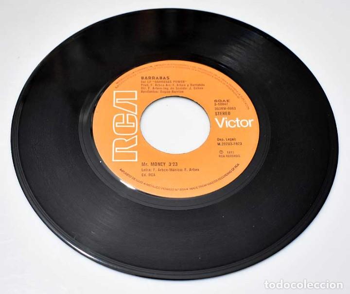 Discos de vinilo: Barrabas - Boogie Rock / Mr. Money. Single - Foto 4