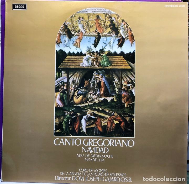 Discos de vinilo: lp - canto gregoriano, los maitines de navidad- coro de monjes de la abadia de san pedro de solesmes