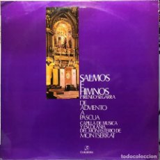 Discos de vinilo: ESCOLANÍA DE MONTSERRAT, IRENEO SEGARRA – SALMOS E HIMNOS - VINILO, LP, ALBUM. Lote 321501238