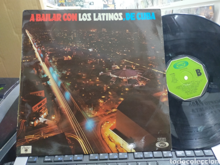 Disques de vinyle: A bailar con los latinos,de Cuba LP siguelo ah&iacute; Espa&ntilde;a 1976