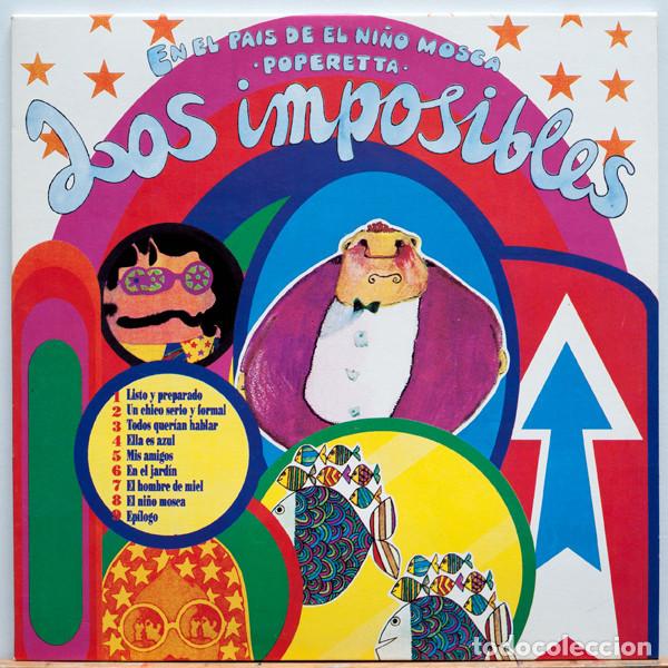 Discos de vinil: 10&rdquo; LOS IMPOSIBLES - En El Pa&iacute;s Del Ni&ntilde;o Mosca - ANIMAL TP010 - insert - Vinilo NARANJA (EX/EX)