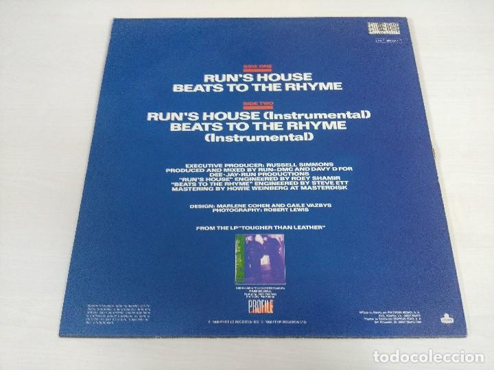 Discos de vinilo: RUN DMC/RUNS HOUSE/VINILO MAXI. - Foto 3