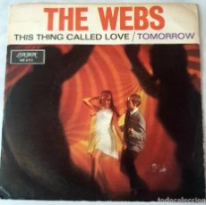 Discos de vinilo: THE WEBS - 7” PROMO SPAIN 1968 - THIS THING CALLE LOVE - PROMO TRICENTRE - DISCO NUEVO. Lote 321556473