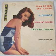 Discos de vinilo: FRANK WEIR ORQ - EP SPAIN 1960 - BELTER - GRABACIÓN ORIOLE - CHA CHA CHA - SEXY COVER PIN UP. Lote 321557658