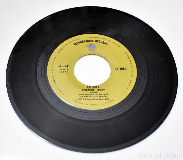 Discos de vinilo: America - Te necesito / Riverside. Single - Foto 4