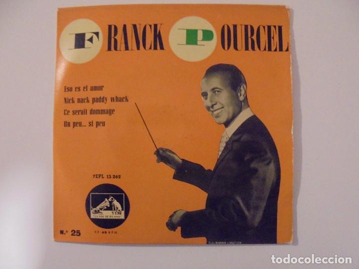 Discos de vinilo: FRANK POURCEL. SINGLE LA VOZ DE SU AMO CON 4 CANCIONES. - Foto 1