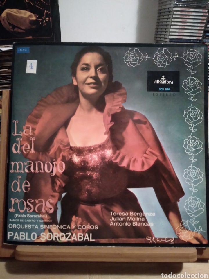 Discos de vinilo: PABLO SOROZABAL &rdquo;LA DEL MANOJO DE ROSAS&rdquo; ES.76 - Foto 1
