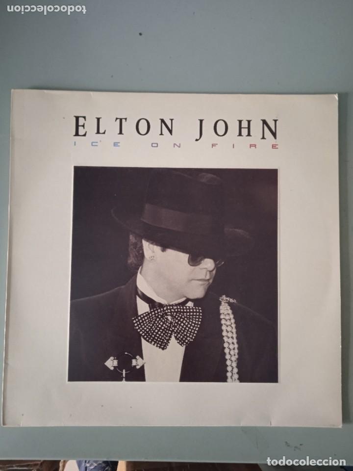 Discos de vinilo: ELTON JOHN ICE ON FIRE - Foto 1