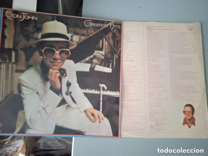 Discos de vinilo: ELTON JOHN GREATEST HITS - Foto 2