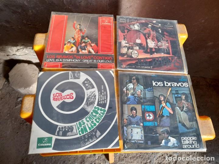 Discos de vinilo: LOTE DE 4 DISCOS DE LOS BRAVOS ( 3 SINGLES + 1 EP ) - Foto 1
