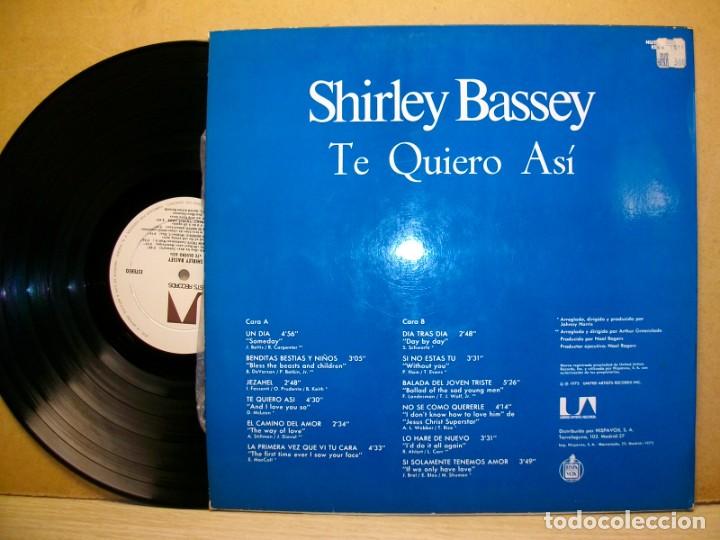 Discos de vinilo: Shirley Bassey &ndash; Te Quiero Asi LP - Foto 2