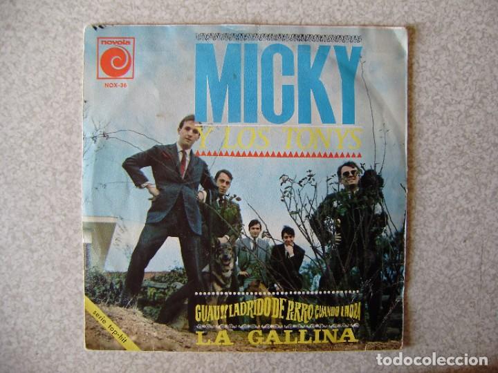 Discos de vinilo: MICKY Y LOS TONYS.LA GALLINA + 1 - Foto 2