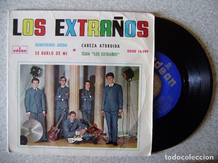 Discos de vinilo: LOS EXTRA&Ntilde;OS.SE BURLO DE MI + 3...DIFICIL - Foto 1