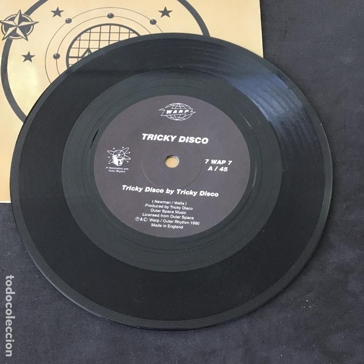 Discos de vinilo: VINILO SINGLE - TRICKY DISCO - 7WAP7 WARP 1990 - Foto 3