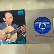 Discos de vinilo: JUANITO EL AFRICANO - BULERIAS / ALEGRIAS +2 EP SINGLE PROMO 7” - 1966 SPAIN. Lote 321781878