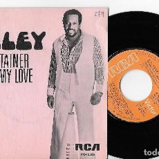 Discos de vinilo: J.R. JR BAILEY 7” SPAIN 45 THE ENTERTAINER + YOU PASS MY LOVE 1975 SINGLE VINILO FUNK SOUL R&B MIRA