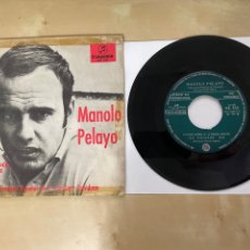 Discos de vinilo: MANOLO PELAYO - FESTIVAL DE BENIDORM - ALGO MAGICO / UN HOMBRE - SINGLE 7” SPAIN 1967 - PROMO. Lote 321794848