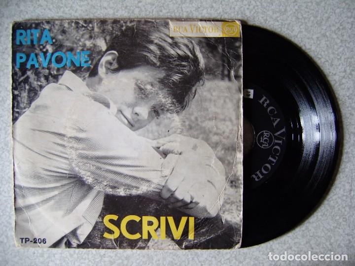 Dischi in vinile: RITA PAVONE.SCRIVI + 3...RARO PORTUGAL