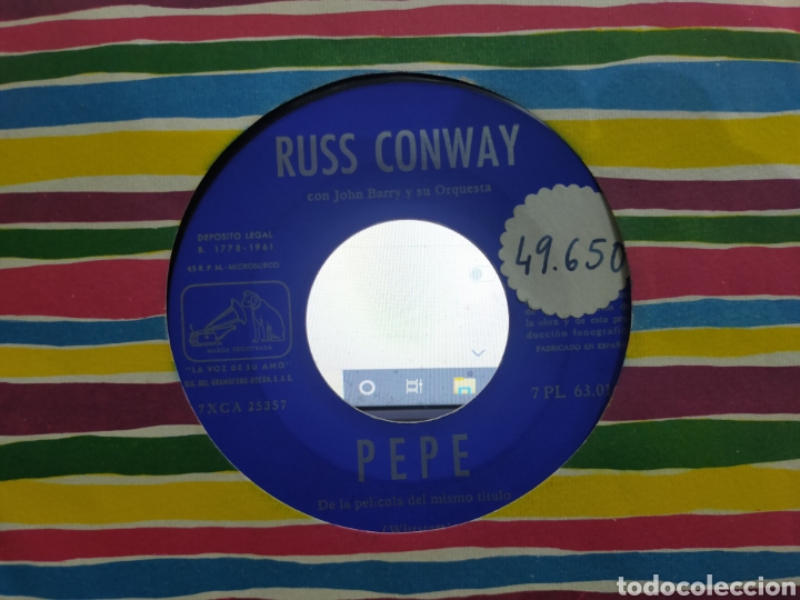 Discos de vinilo: Russ conway single Pepe Espa&ntilde;a 1961 - Foto 1