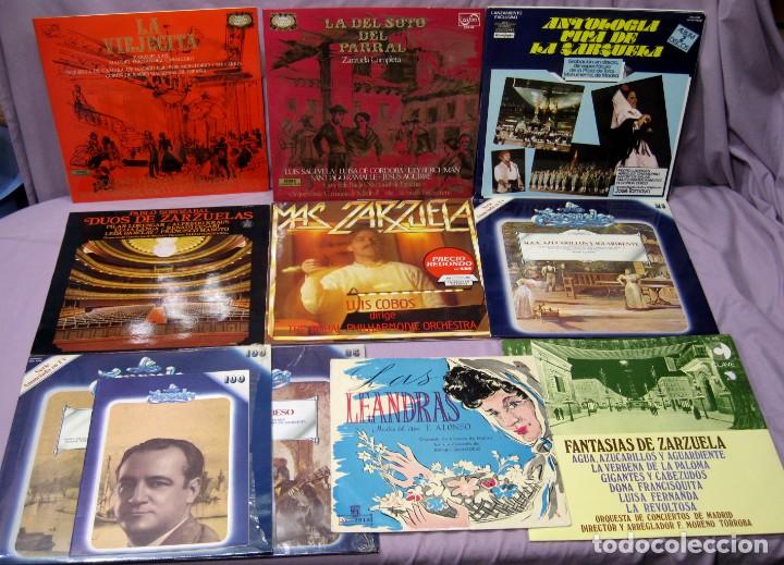 Discos de vinil: 10 LP&uml;s ZARZUELA