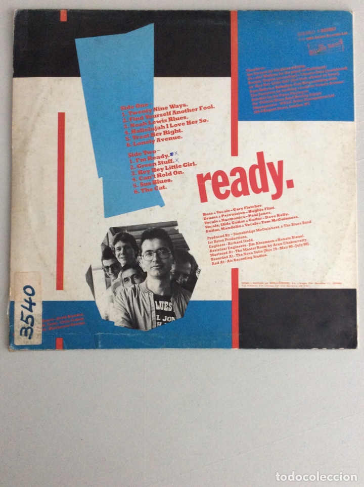 Discos de vinilo: The Blues Band. Ready. - Foto 2