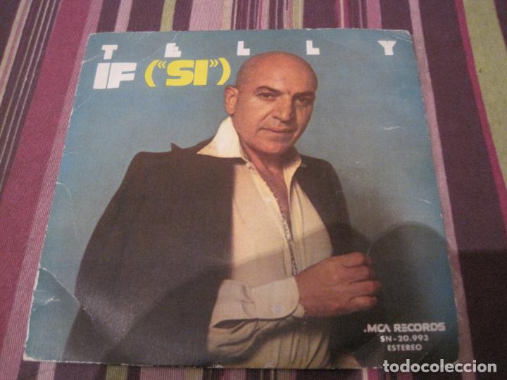 Discos de vinilo: SINGLE TELLY SAVALAS IF SI - Foto 1