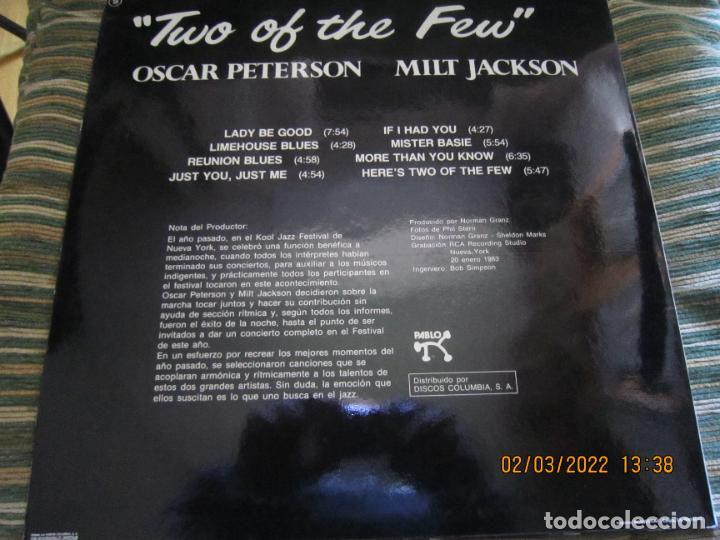 oscar peterson milt jackson - two of the few lp - Compra venta en