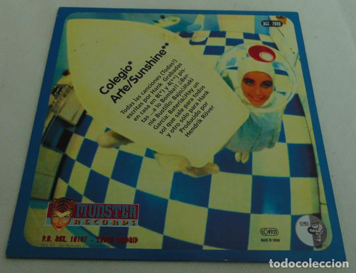 Discos de vinilo: HANK - COLEGIO - SINGLE 1995 VINILO ROJO - Foto 3