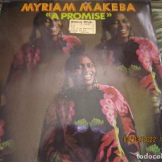 Discos de vinilo: MYRIAM MAKEBA - A PROMISE LP - ORIGINAL FRANCES - DISQUES ESPERANCE 1974 - STEREO -