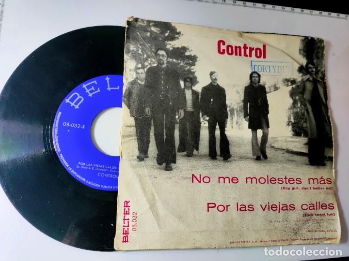 Discos de vinilo: Control. no me molestes m&aacute;s. single. Disco vinilo. - Foto 2