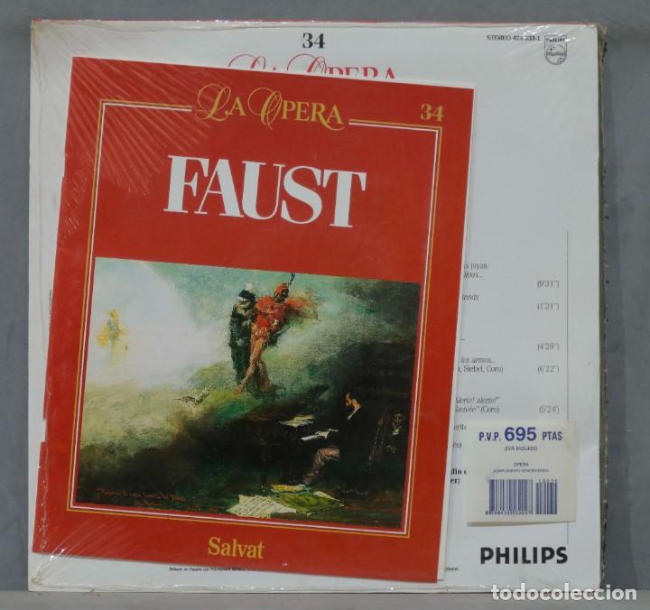 Discos de vinilo: LP. FAUST. LA OPERA 34. PRECINTADO - Foto 2