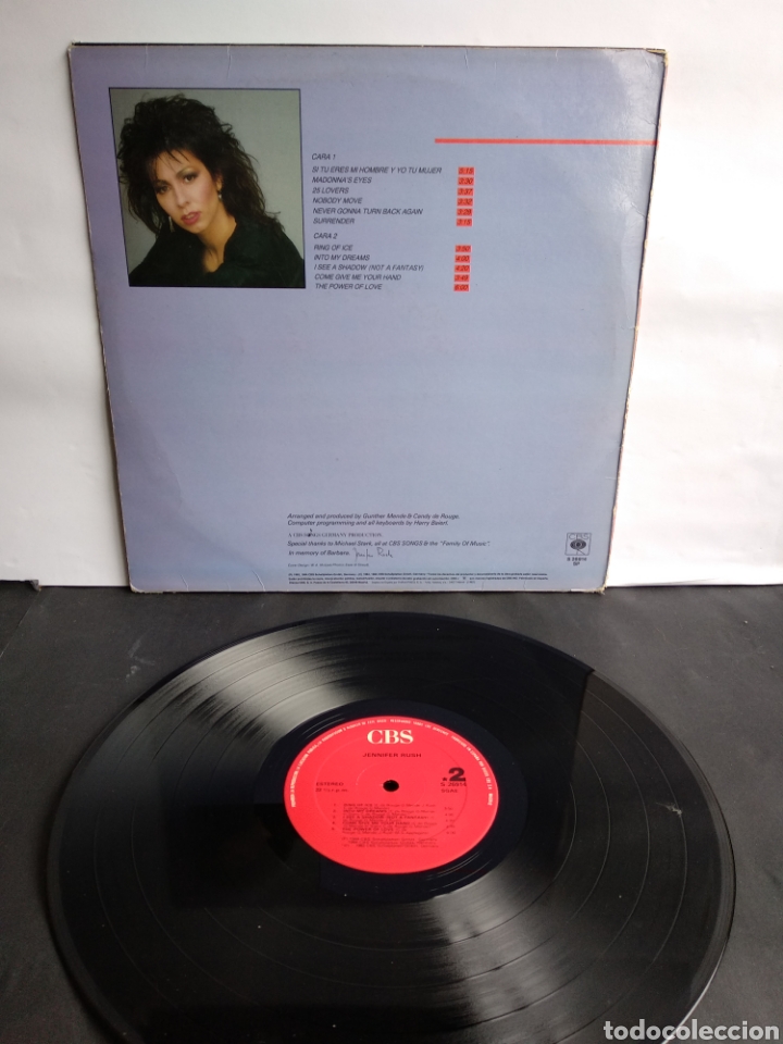 Discos de vinilo: *JENNIFER RUSH, SPAIN, CBS, 1984. LX.3 - Foto 2