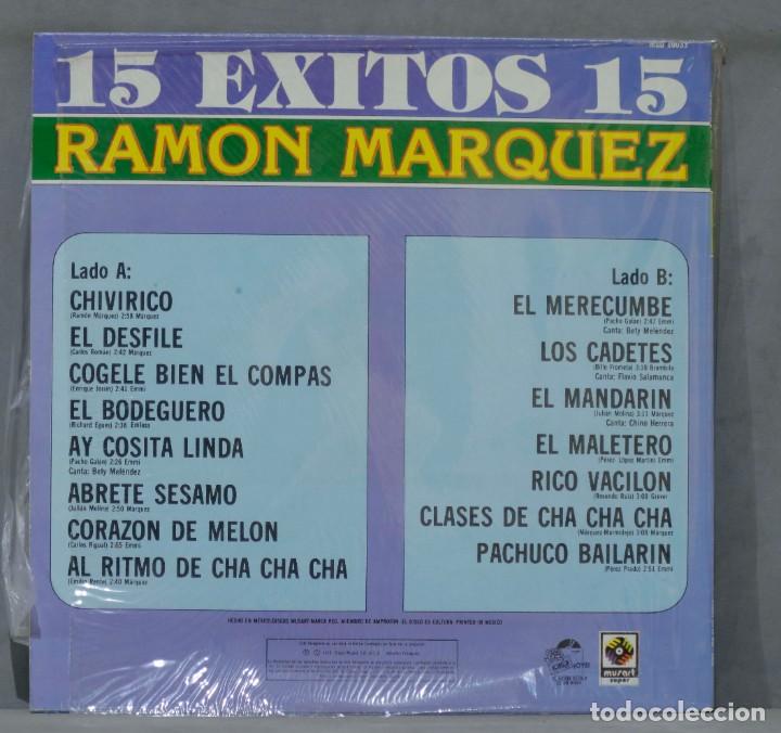 Discos de vinilo: LP. Ram&oacute;n M&aacute;rquez. 15 &Eacute;xitos 15 - Foto 2