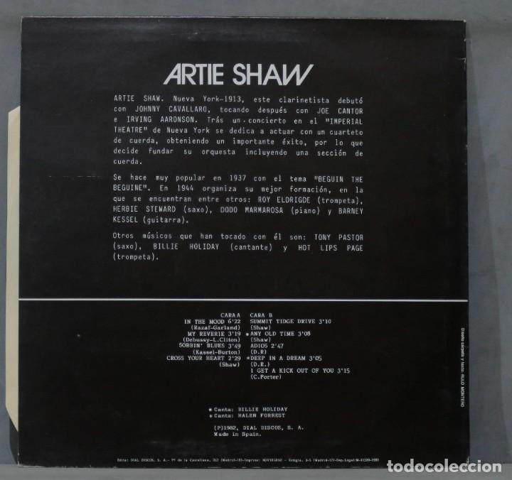 Discos de vinilo: LP. Artie Shaw. Con Swing Vol. 10 - Foto 2