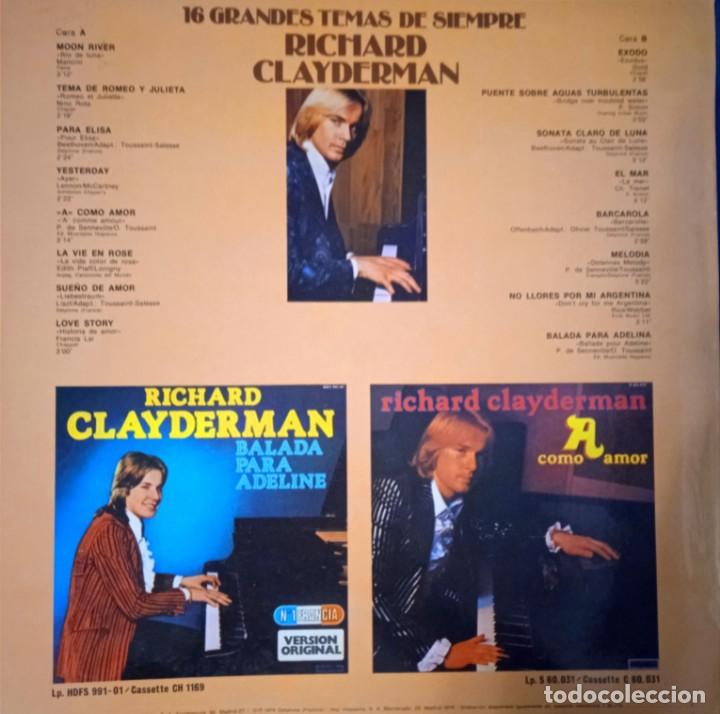 Discos de vinilo: LP de Richard Claydeman - Foto 5
