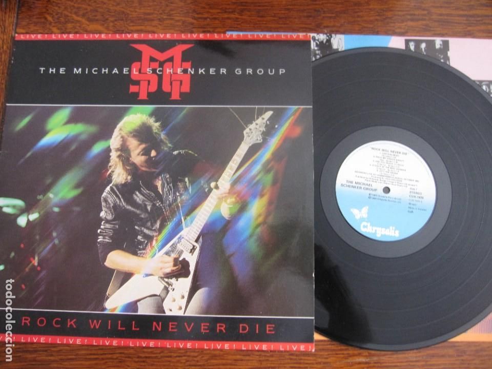 Discos de vinilo: MSG The Michael Schenker Group &acute;Rock Will Never Die` LIVE - Foto 1