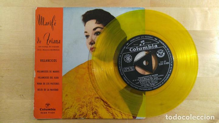 Discos de vinilo: Marif&eacute; De Triana &ndash; Villancicos - Foto 2