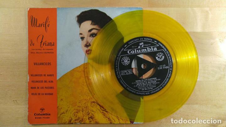Discos de vinilo: Marif&eacute; De Triana &ndash; Villancicos - Foto 3
