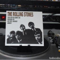 Discos de vinilo: THE ROLLING STONES -- YOU BETTER MOVE ON & POISON IVY & BYE BYE JOHNNY & MONEY ( MINT M ). Lote 234004810