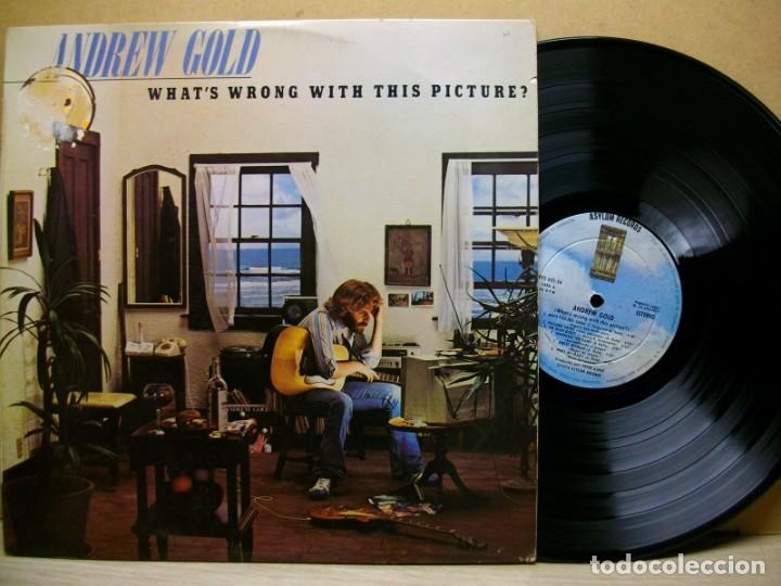 Discos de vinilo: Andrew Gold &ndash; Whats Wrong With This Picture? LP - Foto 1