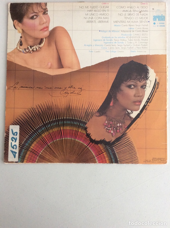 Discos de vinilo: Angela Carrasco. Unidos. - Foto 2