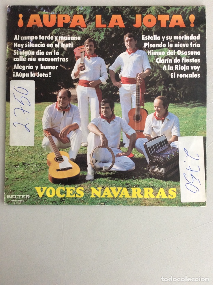 Dischi in vinile: Voces Navarras. &iexcl;Aupa la jota!