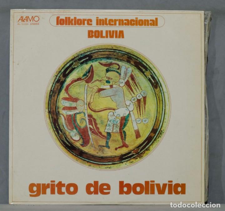 Discos de vinilo: LP. GRITO DE BOLIVIA. FOLKLORE INTERNACIONAL BOLIVIA