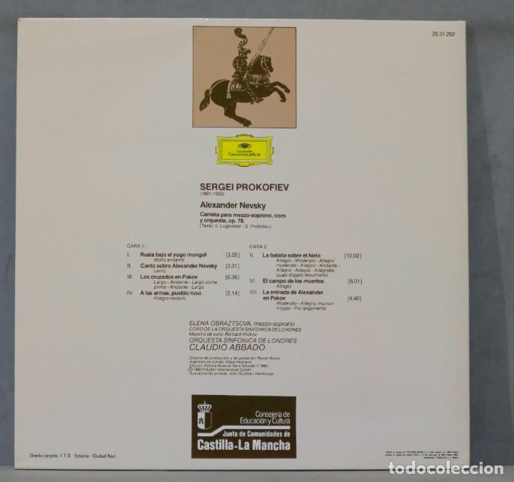 Discos de vinilo: LP. NEVSKY. PROKOFIEV. 1989 - Foto 2